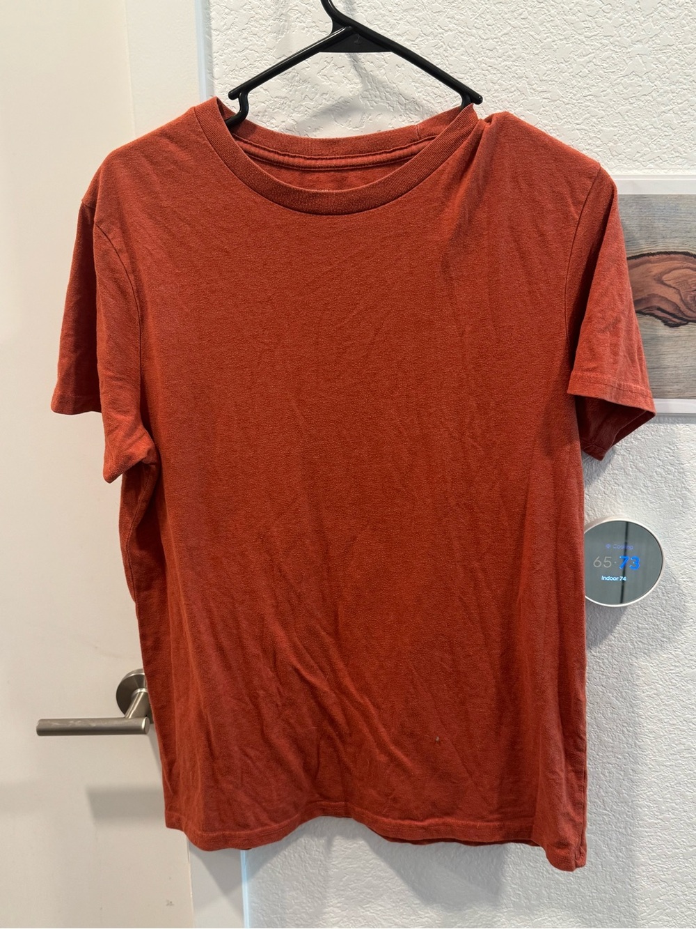 urban pipeline Men's Long Sleeve Tee in Rust